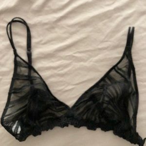 La Perla Black All Lace Bra Worn Once.